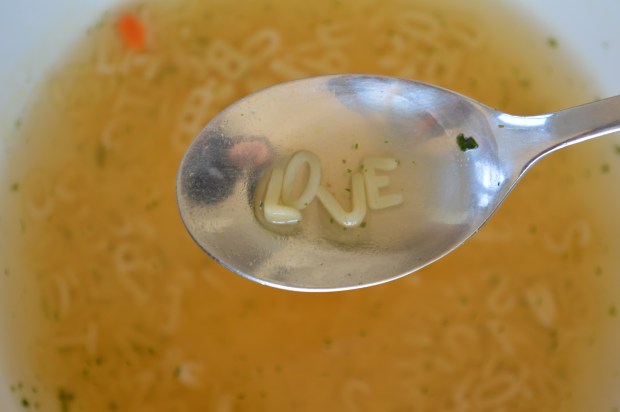 Buchstabensuppe